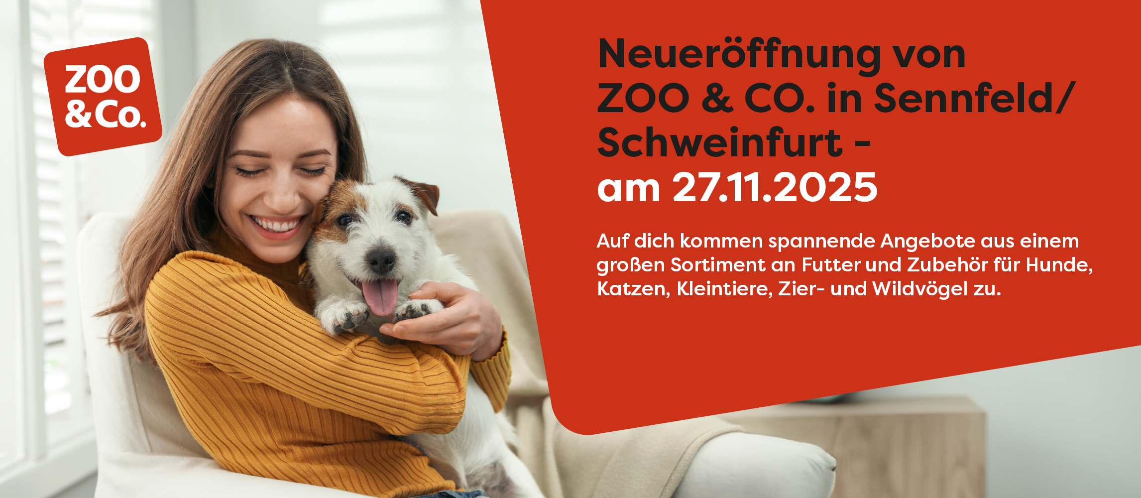 Neueröffnung von ZOO & Co. Sennfeld am 27.11.2025